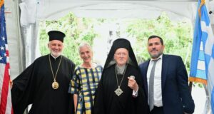 Γεύμα προς τιμήν του Οικουμενικού Πατριάρχη από την Πρέσβη Κ. Νασίκα