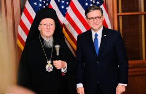 Στο Καπιτώλιο ο Οικουμενικός Πατριάρχης