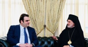 Συνάντηση Κυρ. Πιερρακάκη με τον Αρχιεπίσκοπο Ελπιδοφόρο