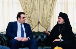 Συνάντηση Κυρ. Πιερρακάκη με τον Αρχιεπίσκοπο Ελπιδοφόρο