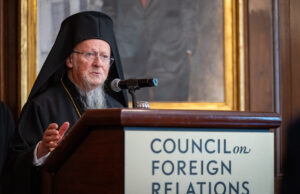 Ecumenical Patriarch Warns Against Authoritarianism and Religious Nationalism in Address to Council on Foreign Relations