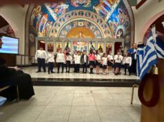 Saint Nicholas Greek Afternoon School in West Babylon Honors OXI Day