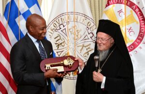 Το Χρυσό Κλειδί της Νέας Υόρκης στον «Πράσινο» Πατριάρχη