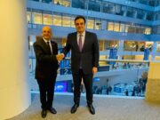 Συνάντηση Κυριάκου Πιερρακάκη με τον Mehmet Şimşek