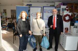 Η διανομή Νοεμβρίου από το Hellenic Relief Foundation στην Αθήνα