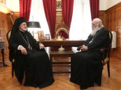 Συνάντηση Αρχιεπισκόπου Αθηνών Ιερωνύμου με τον Αρχιεπίσκοπο Αμερικής Ελπιδοφόρο