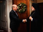 Συνάντηση Κ. Χατζηδάκη με τον Αρχιεπίσκοπο Ελπιδοφόρο