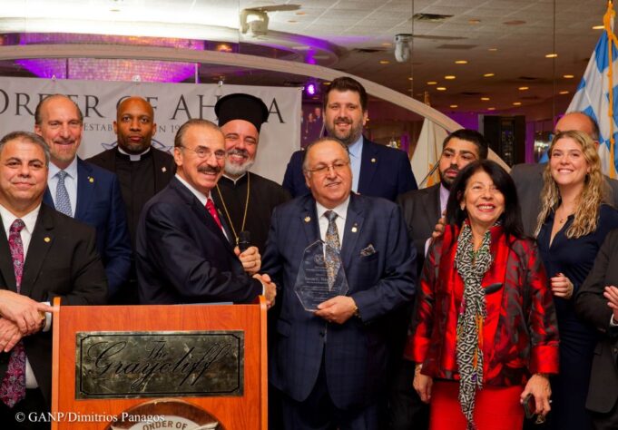AHEPA Honors Savas Tsivicos with Defender of Hellenism Award