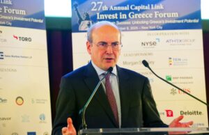 Hatzidakis at Capital Link: Greece is the main gateway for American energy to SE and C. Europe