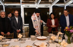 Ευχές και χαμόγελα προσφοράς στην κοπή Βασιλόπιτας του Pan Gregorian Νέας Ιερσέης