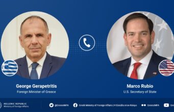 Τηλεφωνική επικοινωνία Γ. Γεραπετρίτη – Μ. Ρούμπιο