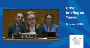 Ψήφισμα από Ελλάδα–ΗΠΑ για εξάμηνη παράταση της μηνιαίας ενημέρωσης για τις επιθέσεις των Χούθι στην Ερυθρά Θάλασσα