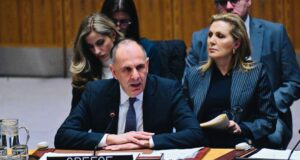 Γεραπετρίτης στο ΣΑ ΟΗΕ: “Η ειρήνη στη Μέση Ανατολή αποτελεί επιτακτική ηθική, πολιτική και ανθρωπιστική αναγκαιότητα”