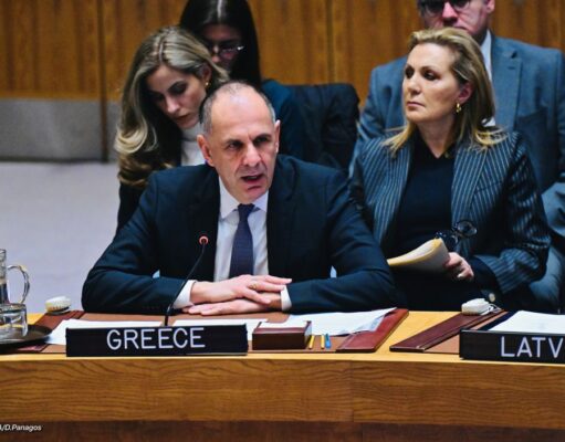 Γεραπετρίτης στο ΣΑ ΟΗΕ: “Η ειρήνη στη Μέση Ανατολή αποτελεί επιτακτική ηθική, πολιτική και ανθρωπιστική αναγκαιότητα”
