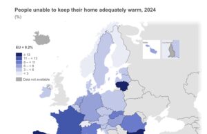 Cyprus above EU average in households unable to heat homes