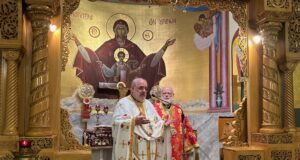 Metropolitan Methodios Visits Holy Apostles in Haverhill, MA