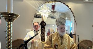 Metropolitan Methodios Celebrates Divine Liturgy in Ipswich