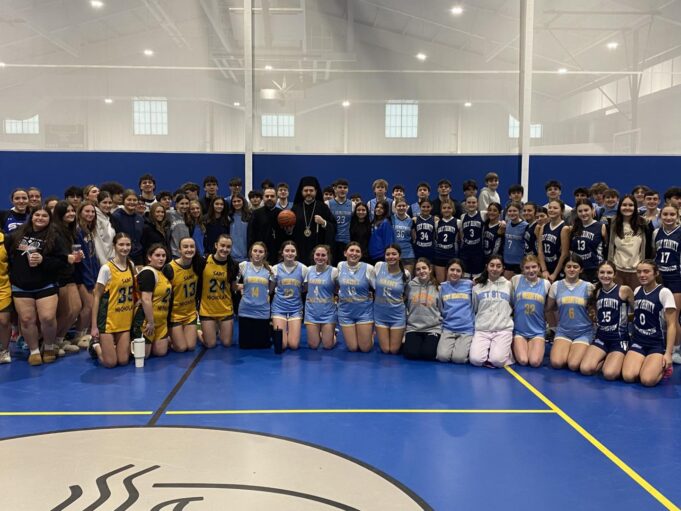 Metropolitan Apostolos visits GOYA Basketball Tournament