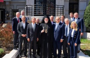 Archbishop Elpidophoros Visits AHI’s “Hellenic House”