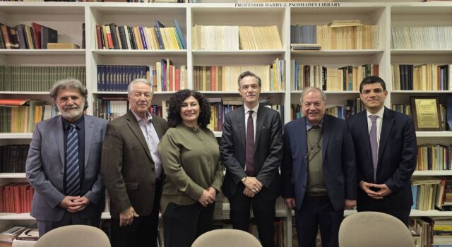 Ambassador A. Alexandridis Visits the Asia Minor & Pontos Hellenic Research Center