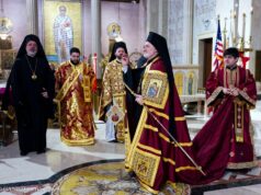 New Year’s Day Liturgy at the Archdiocesan Holy Trinity Cathedral
