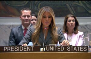 Μελάνια Τραμπ στο Συμβούλιο Ασφαλείας: “H ειρήνη δεν χρειάζεται να είναι εύθραυστη”