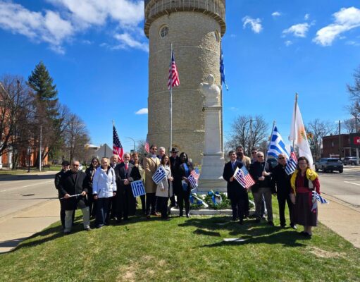 Ypsilanti, MI, Honors the 205th Anniversary of the Greek Revolution