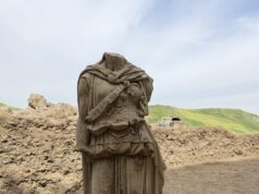 Two-meter statue of Athena discovered during excavations at Laodikeia