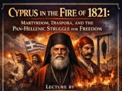 Cyprus in the Fire of 1821 Lecture to Follow Parade General Meeting