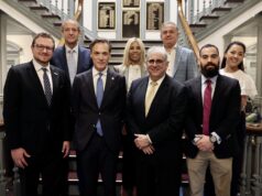 Ambassador Alexandridis Addresses Delaware Legislature in First Official Visit