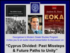 “Cyprus Divided: Past Missteps & Future Paths to Unity” at Georgetown on April 27