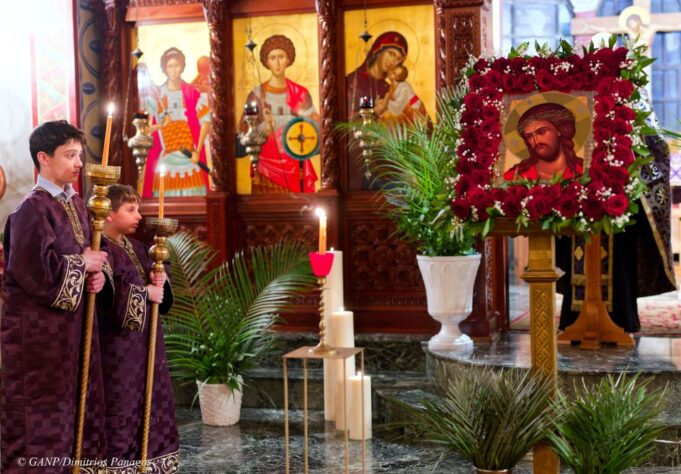 Στον Άγιο Γεώργιο του Norwalk για την B’ Ακολουθία του Νυμφίου o Αρχιεπίσκοπος