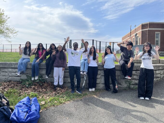Bronx High School of Science Students Lead Jerome Park Cleanup with Projekt NYC