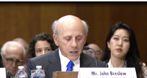 Ακρόαση Τζον Μπρέσλοου στη Γερουσία για τη θέση του Πρέσβη των ΗΠΑ στην Κύπρο