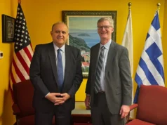 Daniel Lawton, Deputy Assistant Secretary for Europe and Eurasia, Visits the Hellenic House