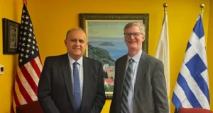 Daniel Lawton, Deputy Assistant Secretary for Europe and Eurasia, Visits the Hellenic House