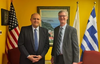 Daniel Lawton, Deputy Assistant Secretary for Europe and Eurasia, Visits the Hellenic House