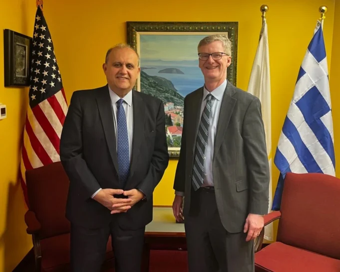 Daniel Lawton, Deputy Assistant Secretary for Europe and Eurasia, Visits the Hellenic House