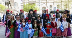 Greek Flag Raised at Philadelphia City Hall