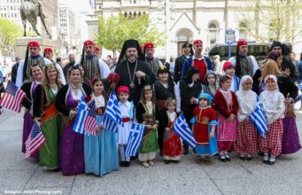 Greek Flag Raised at Philadelphia City Hall