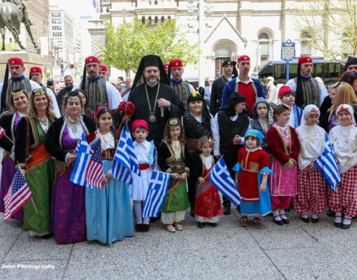 Greek Flag Raised at Philadelphia City Hall