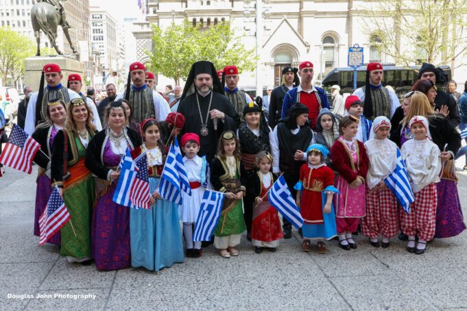 Greek Flag Raised at Philadelphia City Hall