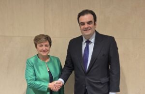 Σειρά κρίσιμων επαφών του Κ. Πιερρακάκη στο πλαίσιο της Εαρινής Συνόδου του ΔΝΤ