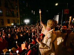 Η Ανάσταση στον Αρχιεπισκοπικό Καθεδρικό Ναό στο Μανχάτταν