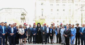 Τελετή Έπαρσης της Ελληνικής Σημαίας στο Δημαρχείο της Φιλαδέλφειας