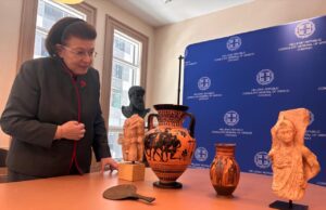 Five Greek Antiquities Return Home