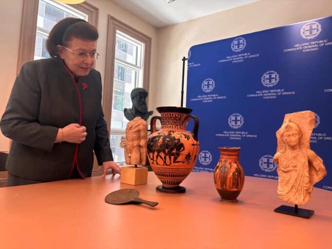Five Greek Antiquities Return Home