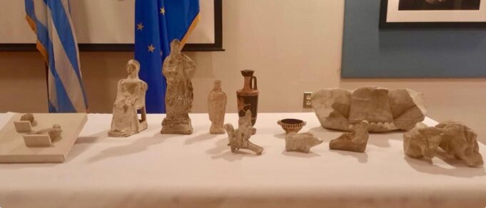 Επαναπατρισμός άλλων 38 αρχαιοτήτων από τις ΗΠΑ στην Ελλάδα