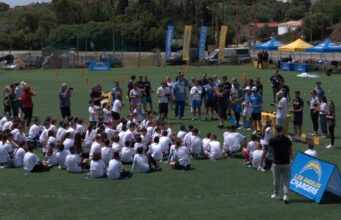 LA Chargers Host Messinia’s First NFL Flag Football Camp for Hundreds of Kids