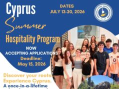 Applications Still Open for the 2026 Cyprus Summer Hospitality Program